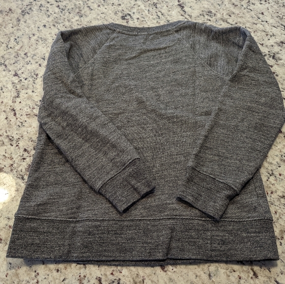 J. Crew Gray Beaded Sweatshirt Sz XS - Picture 5 of 6